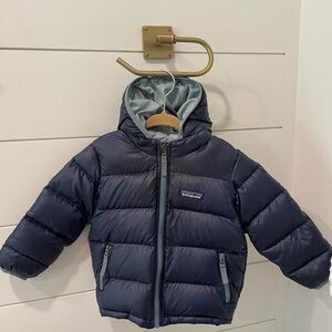 Patagonia Light Blue and Navy Jacket